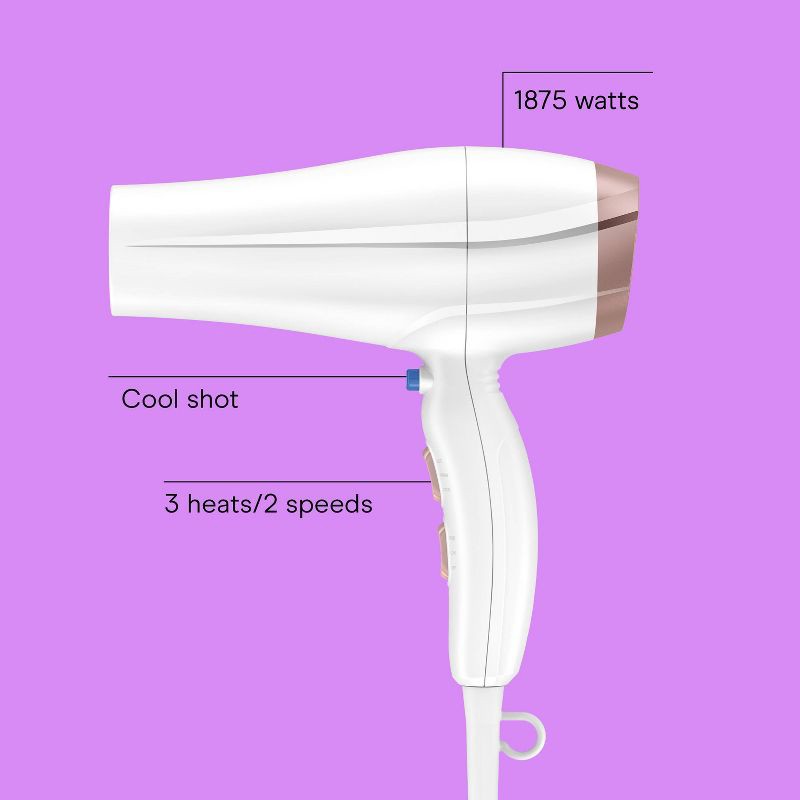 slide 2 of 7, Conair Double Ceramic Hair Dryer - 1875W, 1 ct