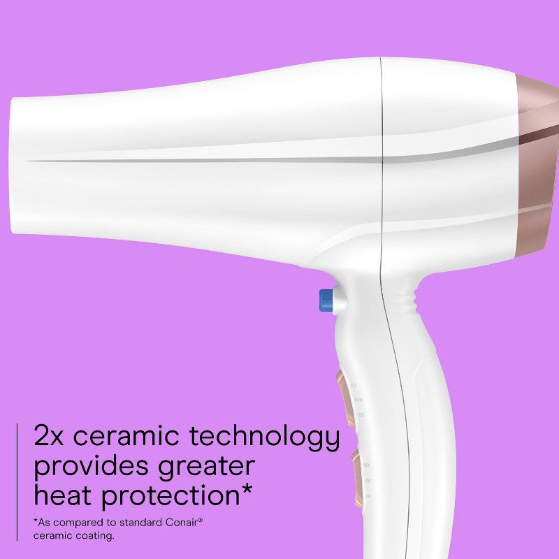 slide 4 of 7, Conair Double Ceramic Hair Dryer - 1875W, 1 ct
