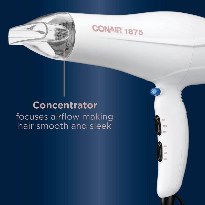 slide 6 of 15, Conair Double Ceramic Hair Dryer - 1875W, 1 ct