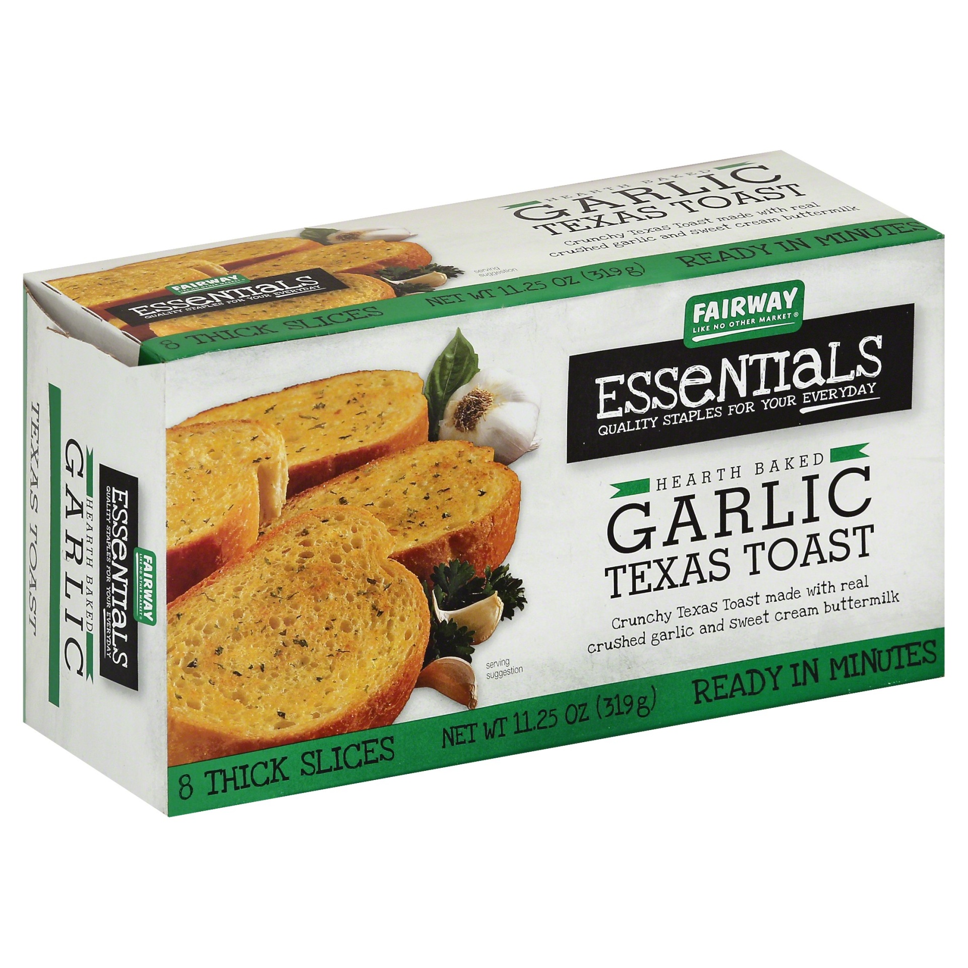 slide 1 of 1, Fairway Essentials Garlic Texas Toast, 11.25 oz