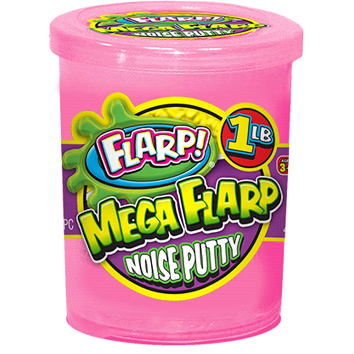 slide 5 of 5, Ja-Ru Flarp! Mega Flarp Noise Putty, 1 lb