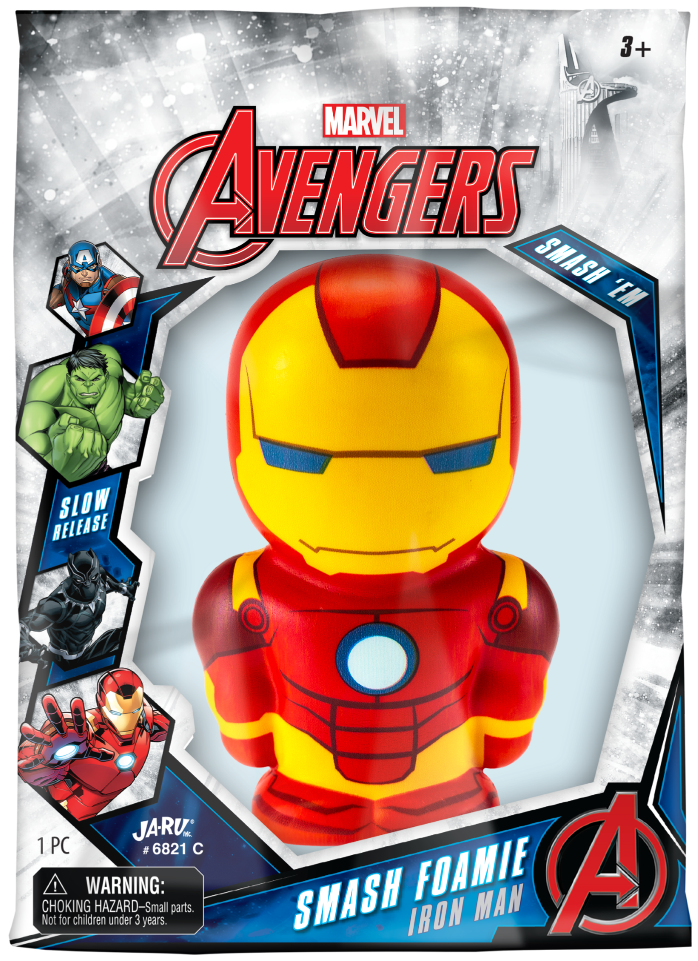 slide 2 of 7, Marvel Smash Foamies Pdq12, 1 ct