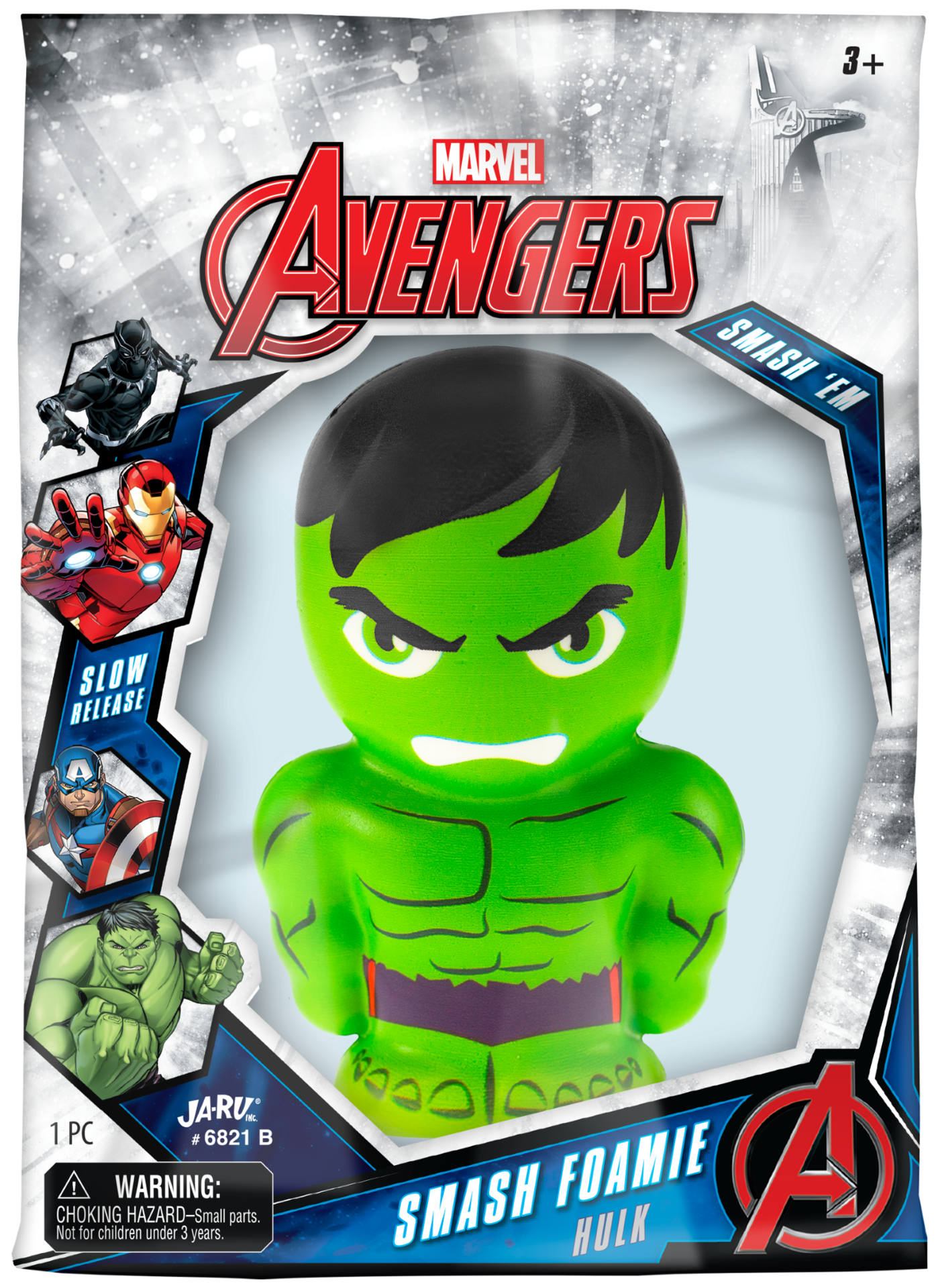 slide 3 of 7, Marvel Smash Foamies Pdq12, 1 ct