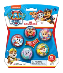 Paw Patrol High Bounce Balls 5-Pack