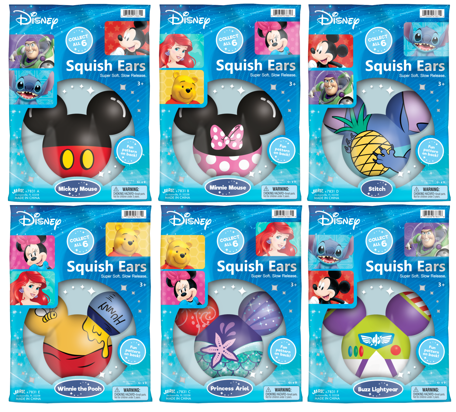 slide 2 of 2, Disney Squish Ears Pdq12, 1 ct