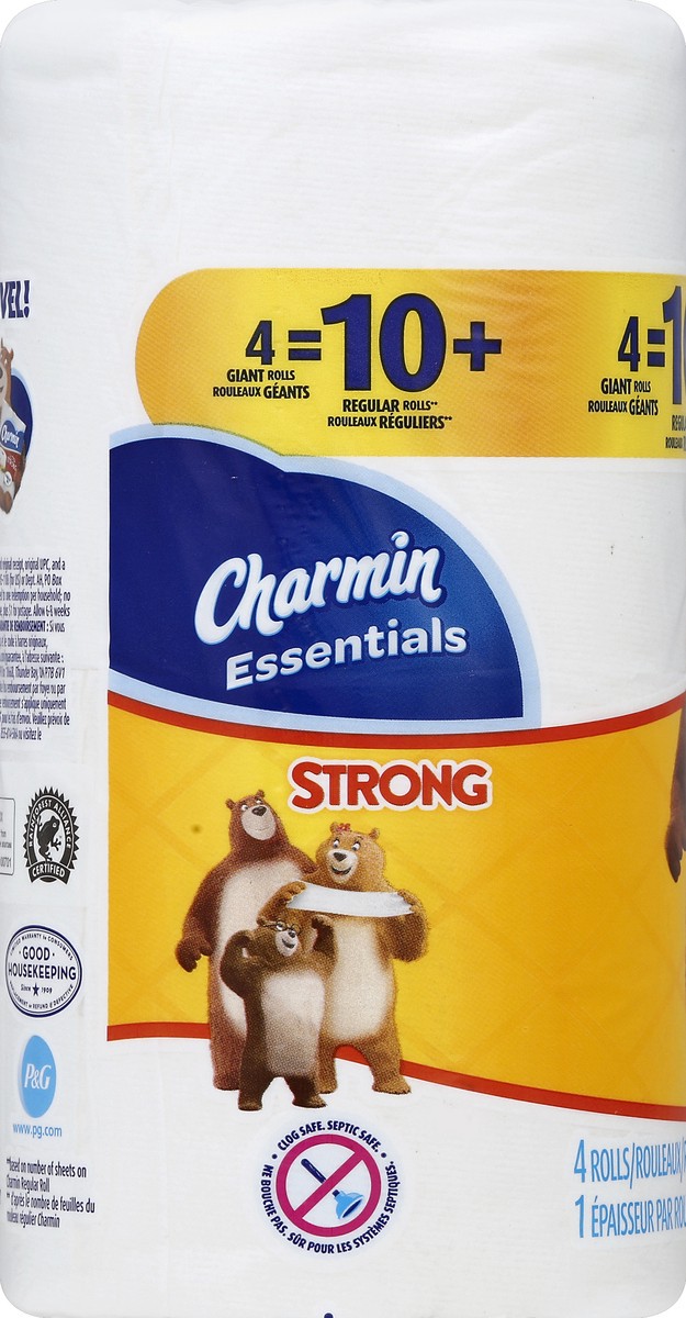 slide 5 of 5, Charmin Bathroom Tissue 4 ea, 4 ct