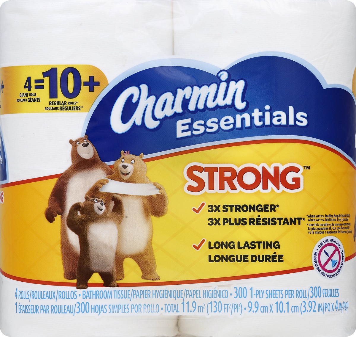 slide 3 of 5, Charmin Bathroom Tissue 4 ea, 4 ct