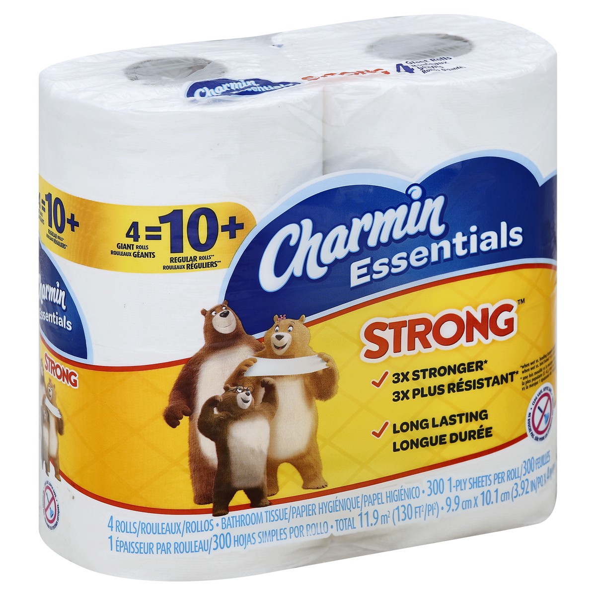 slide 4 of 5, Charmin Bathroom Tissue 4 ea, 4 ct