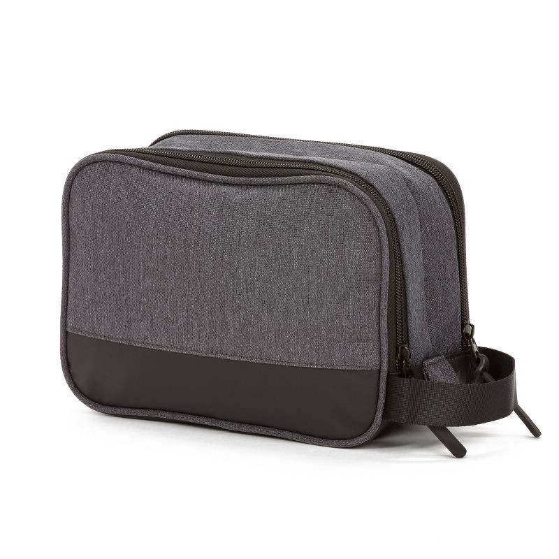 slide 6 of 6, SWISSGEAR Heather Gray Toiletry Bag, 1 ct