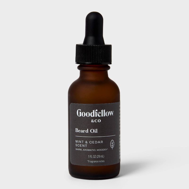 slide 1 of 4, Moroccan Mint & Cedar Beard Oil - 1 fl oz - Goodfellow & Co™, 1 fl oz