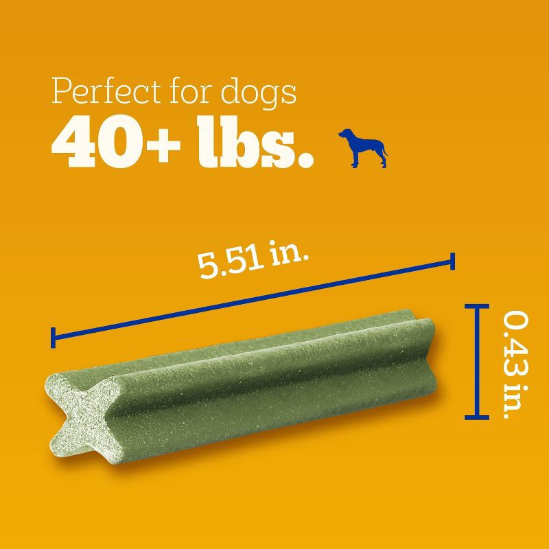 slide 4 of 10, Pedigree Dentastix Mint Fresh Flavor Dental and Hard Chewy Dog Treats for Large Dog - 29.9oz/36ct, 29.9 oz, 36 ct