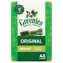 Greenies Teenie Chewy Dental Dog Treats Original Chicken - 12oz/43ct