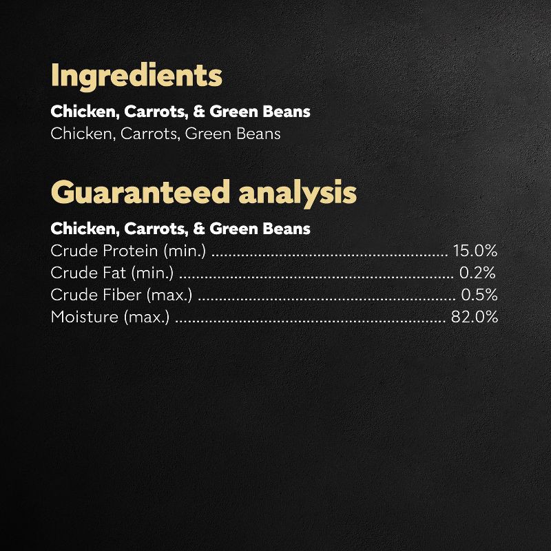 slide 7 of 11, Cesar Simply Crafted Chicken, Carrots & Green Beans Adult Wet Dog Food Meal Topper -1.3oz, 1.3 oz