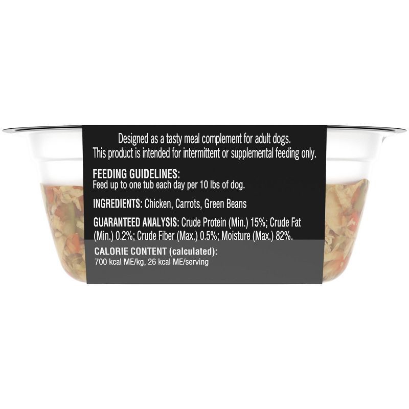 slide 9 of 11, Cesar Simply Crafted Chicken, Carrots & Green Beans Adult Wet Dog Food Meal Topper -1.3oz, 1.3 oz
