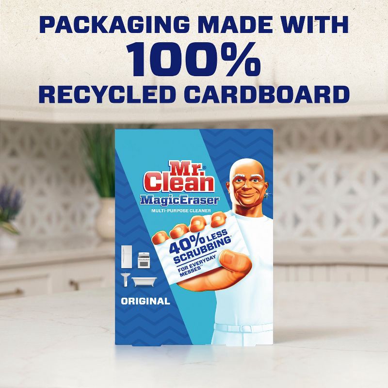 slide 8 of 12, Mr. Clean Original Magic Eraser Cleaning Pads with Durafoam - 3ct, 3 ct