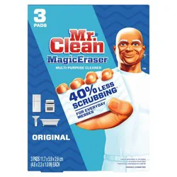 Mr. Clean Original Magic Eraser Cleaning Pads with Durafoam - 3ct