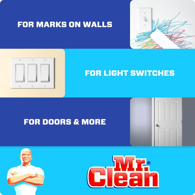 slide 2 of 15, Mr. Clean Original Magic Eraser Cleaning Pads with Durafoam - 6ct, 6 ct