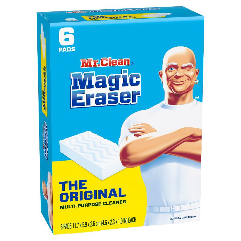 slide 3 of 4, Mr. Clean Original Magic Eraser Cleaning Pads with Durafoam - 6ct, 6 ct