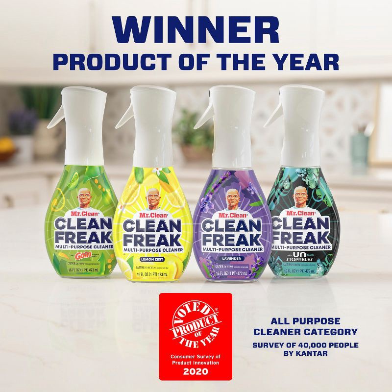 slide 6 of 9, Mr. Clean Lemon Zest Clean Freak Multi-Purpose Cleaner - 16 fl oz, 16 fl oz