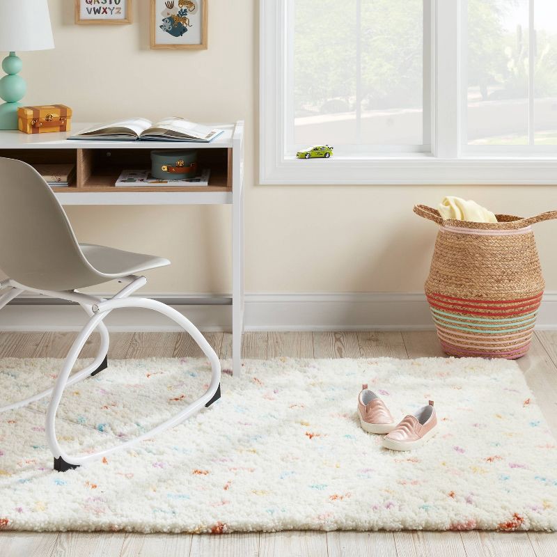 slide 2 of 4, 4'x5'6" Cupcake Kids' Rug - Pillowfort™, 1 ct