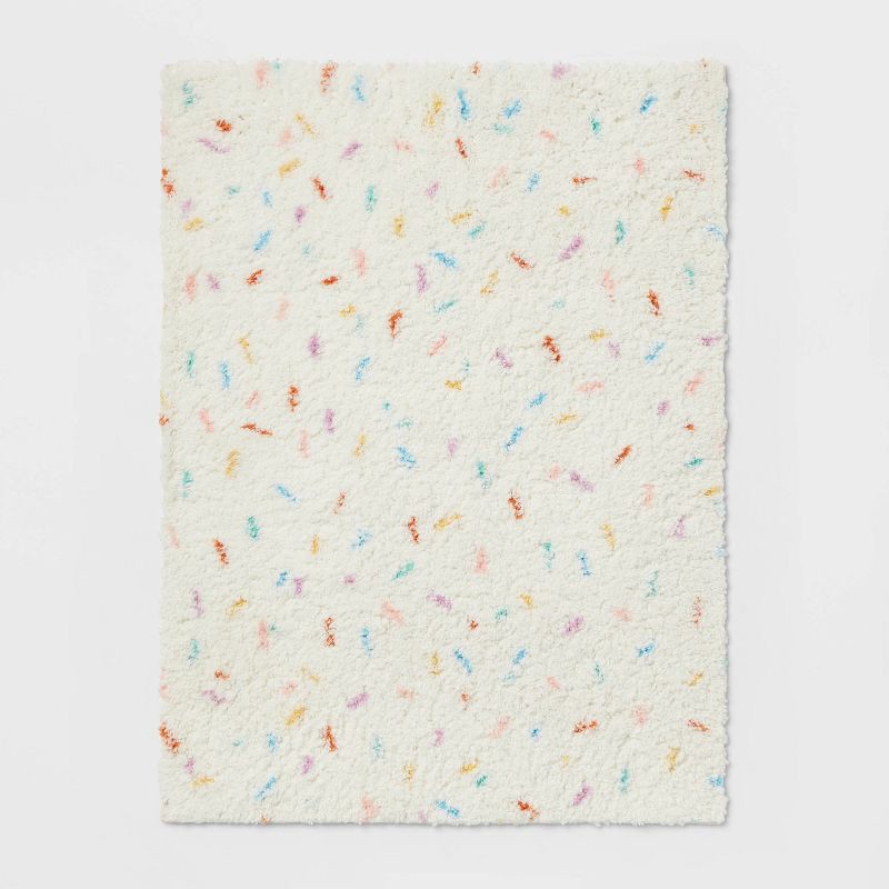 slide 1 of 4, 4'x5'6" Cupcake Kids' Rug - Pillowfort™, 1 ct