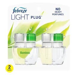 Febreze Light Plug Refill with Fade Defy Technology - Bamboo - 2pk