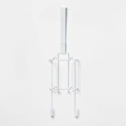 Over The Door Ironing Board Caddy White - Room Essentials™: Metal Cleaning Tool, 19.5" Height, 5.5" Width, 4" Depth
