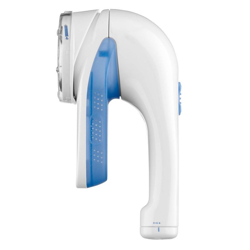 slide 4 of 9, Conair Fabric Shaver - White: Portable Lint & Sweater Shaver, Multipurpose Iron & Steamer Accessory, Battery Operated, 1 ct