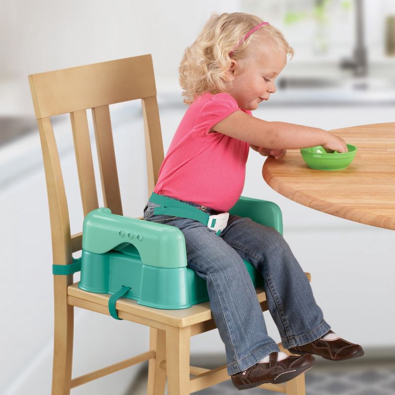 slide 5 of 14, Safety 1st Sit, Snack & Go Feeding Booster Seat - Green, 1 ct