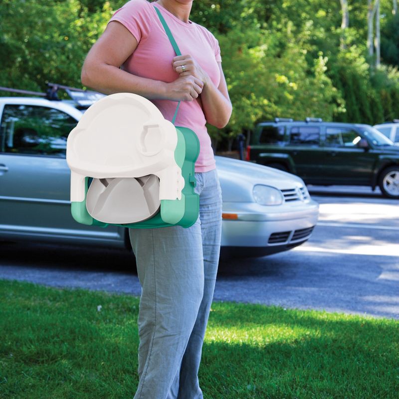 slide 9 of 14, Safety 1st Sit, Snack & Go Feeding Booster Seat - Green, 1 ct