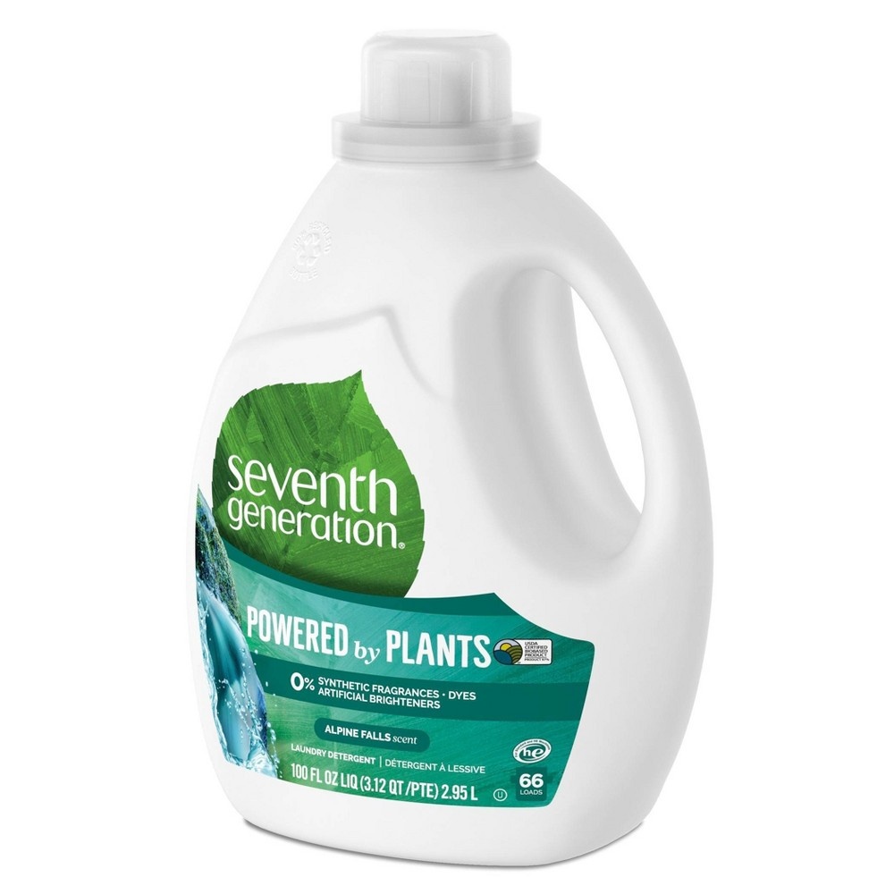 slide 4 of 4, Seventh Generation Natural Liquid Laundry Detergent - Alpine Falls - 100 fl oz, 100 fl oz