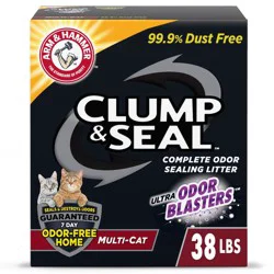 Arm & Hammer Clump & Seal Multi-Cat Litter - 38lbs