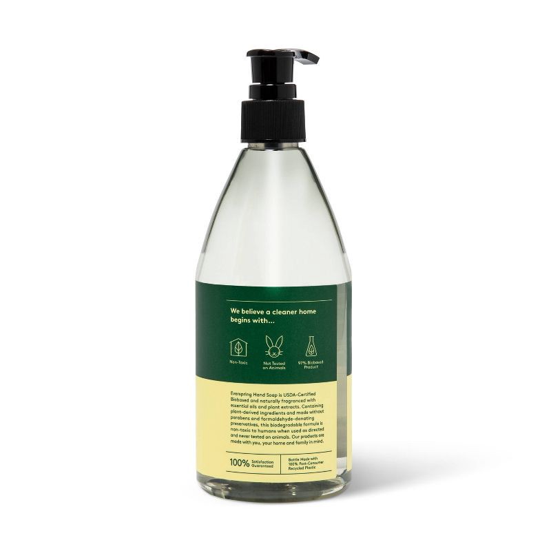 slide 2 of 3, Lemon & Mint Liquid Hand Soap - 12 fl oz - Everspring™, 12 fl oz