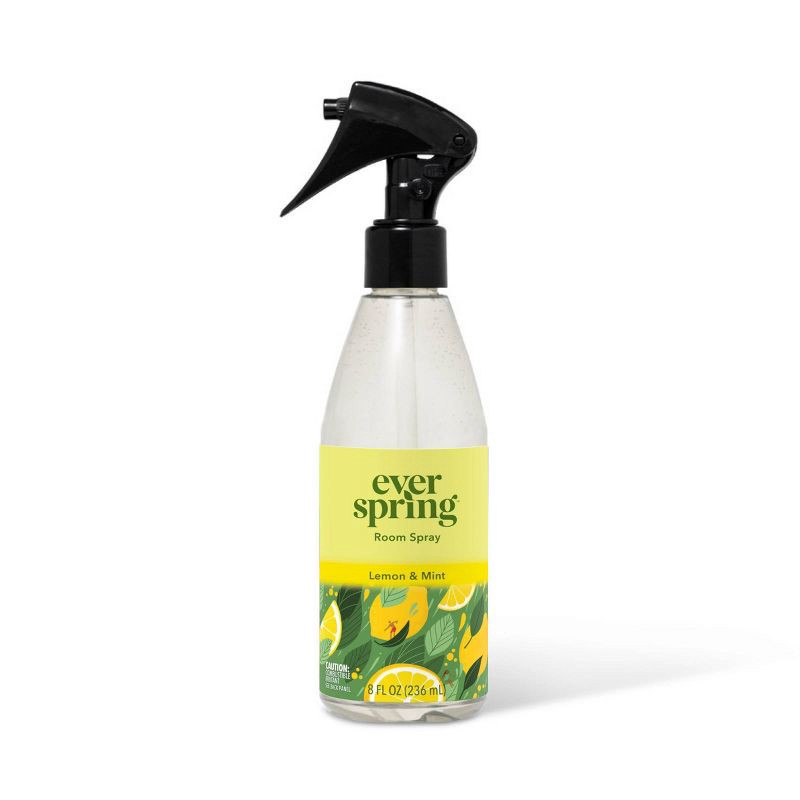 slide 1 of 4, Room Spray - Lemon & Mint - 8 fl oz - Everspring™, 8 fl oz