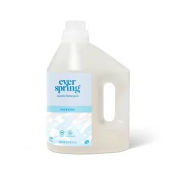 Unscented Free & Clear Concentrated Liquid Laundry Detergent 64 Loads - 100 fl oz - Everspring™
