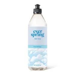 Free & Clear Liquid Dish Soap - 18 fl oz - Everspring™