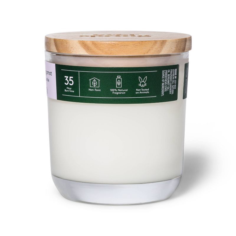 slide 3 of 4, 2-Wick Lavender & Bergamot 100% Soy Wax Candle - 8oz - Everspring™, 8 oz