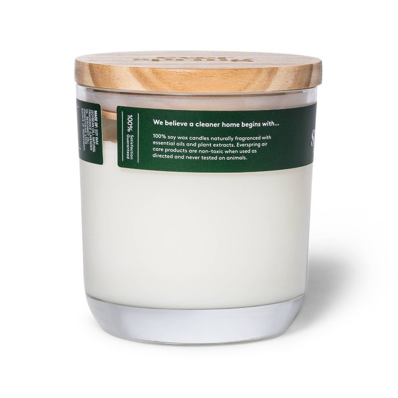 slide 4 of 4, 2-Wick Lavender & Bergamot 100% Soy Wax Candle - 8oz - Everspring™, 8 oz