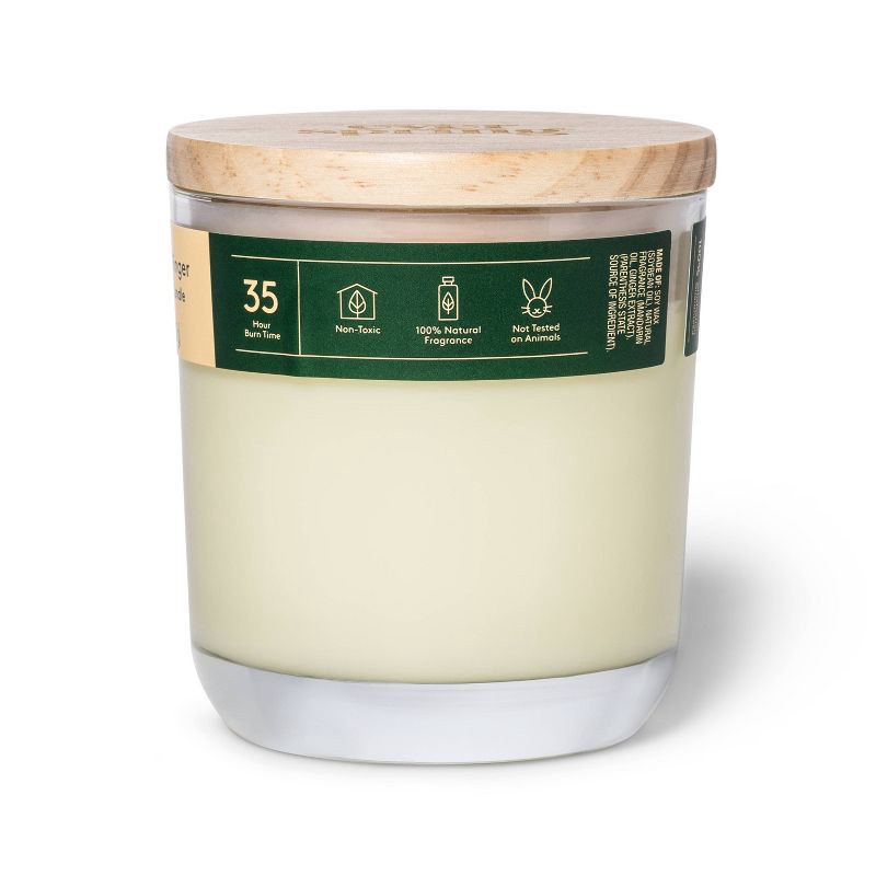 slide 3 of 4, 2-Wick Mandarin & Ginger 100% Soy Wax Candle - 8oz - Everspring™, 8 oz