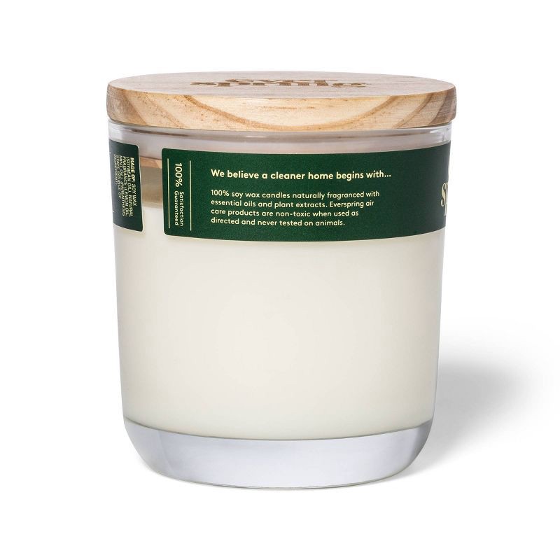 slide 4 of 4, 2-Wick Lemon & Mint 100% Soy Wax Candle - 8oz - Everspring™, 8 oz
