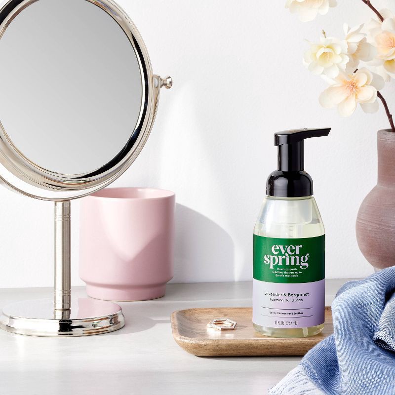 slide 2 of 5, Foaming Hand Soap - Lavender & Bergamot - 10 fl oz - Everspring™, 10 fl oz