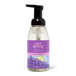 Foaming Hand Soap - Lavender & Bergamot - 10 fl oz - Everspring™: Paraben-Free, Non-Toxic, Phthalate-Free, Animal By-Product-Free