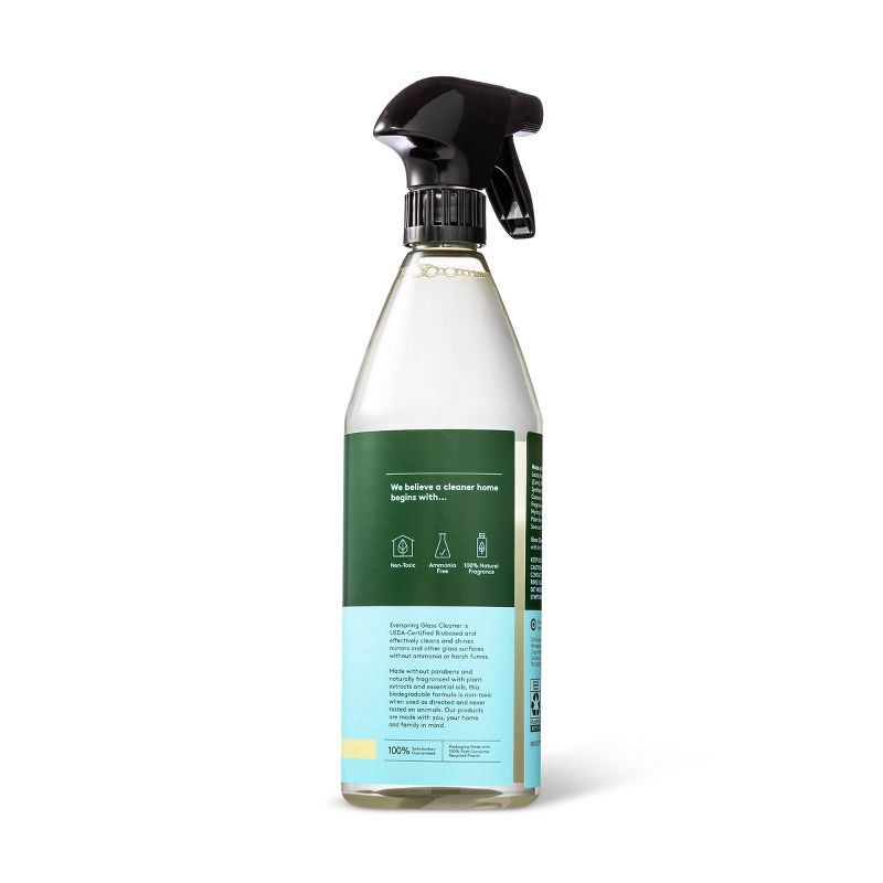 slide 2 of 3, Lemon & Mint Glass Cleaner - 28 fl oz - Everspring™, 28 fl oz