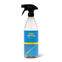 Lemon & Mint Glass Cleaner - 28 fl oz - Everspring™: Liquid Spray Bottle, Windows & Mirrors