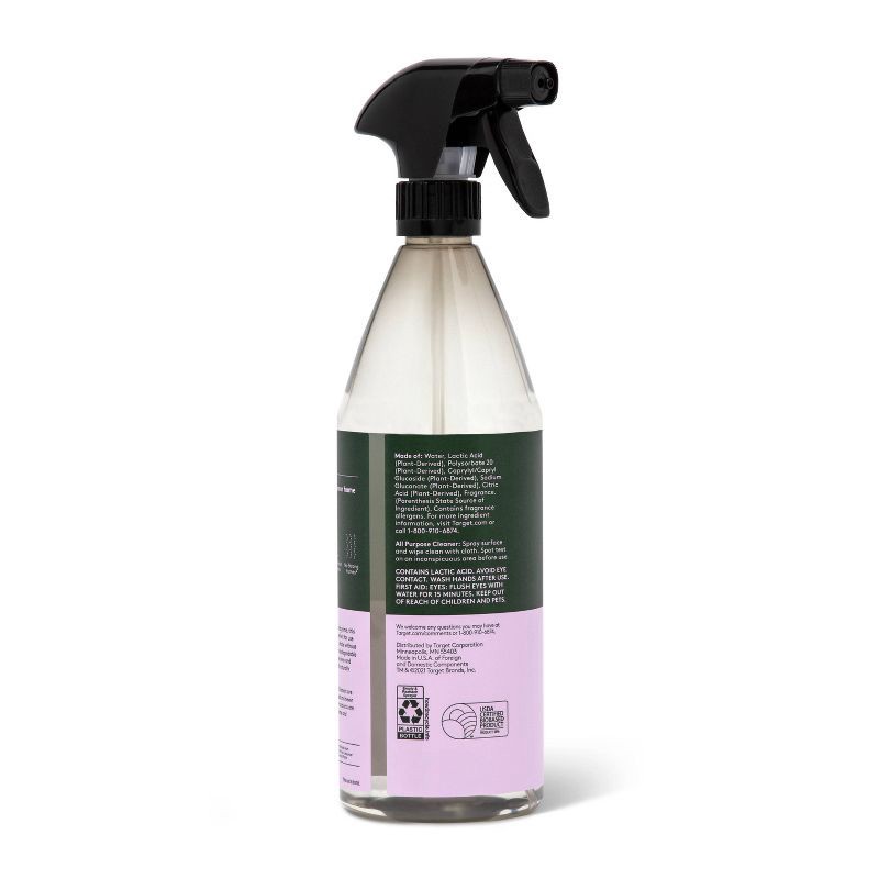  Lavender & Bergamot All Purpose Cleaner - 28 fl oz - Everspring  : Health & Household