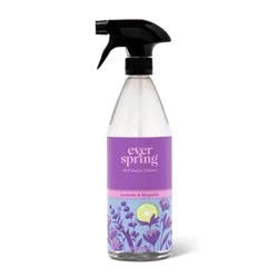 Lavender & Bergamot All Purpose Cleaner - 28 fl oz - Everspring™: Spray Bottle, Liquid Formula, Multi-Surface Use