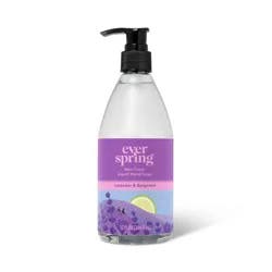 Liquid Hand Soap - Lavender & Bergamot - 12 fl oz - Everspring™: Paraben-Free, Non-Toxic, Phthalate-Free, Animal By-Product-Free