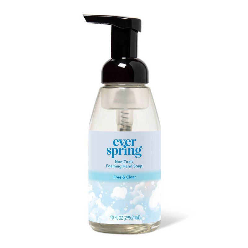 slide 1 of 4, Foaming Hand Soap - Fragrance Free - 10 fl oz - Everspring™, 10 fl oz
