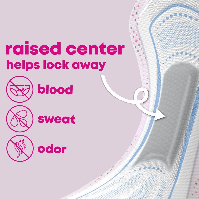 slide 6 of 10, U by Kotex Balance Sized for Teens Ultra-Thin Pads with Wings - Extra Absorbency - Unscented - 28ct, 28 ct
