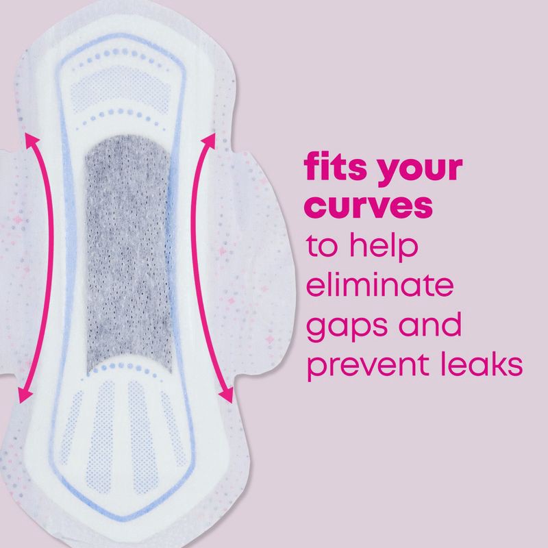 slide 7 of 10, U by Kotex Balance Sized for Teens Ultra-Thin Pads with Wings - Extra Absorbency - Unscented - 28ct, 28 ct